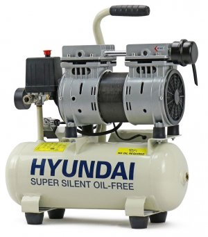 Hyundai HY5508 4CFM, 550w, 0.75HP, 8 Litre Oil Free Direct Drive Silenced Air Compressor